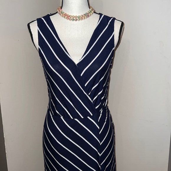 bobeau Dresses & Skirts - Navy and white dress, Collection by BOBEAU